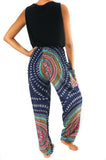 Blue SWIRL Women's Harem Pants