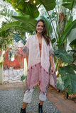 Women's Draped Sleeve Kimono Periwinkle Aether