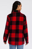 Boyfriend Oversized Soft Flannel Shacket Lime Milo
