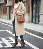Ginger Woven Vegan Leather Women Shoulder Bag