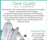 Angelite Celestite & Crystal Quartz Bracelet! Genuine Gemstones! Violet Chaos