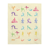 Yoga Sanctuary Velveteen Plush Blanket Yellow Pandora