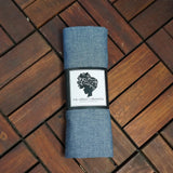 Denim Chambray African Headwrap Amaranth Phanes