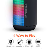 HyperGear Rave Mini Wireless LED Speaker Black
