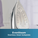 Black & Decker One Step Steam Iron with EvenSteam Stainless Steel Sole