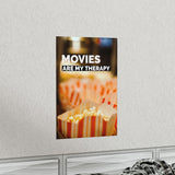 Movies Are My Therapy Poster Yellow Pandora