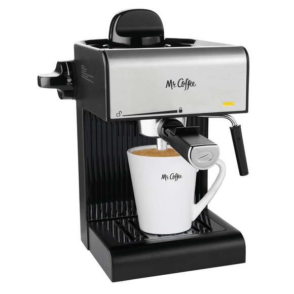 Mr. Coffee Café Steam Espresso and Cappuccino Machine with Milk Frothi
