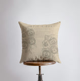 Flower | Pansie | Pillow Cover | Flower Decor | Floral | Farmhouse