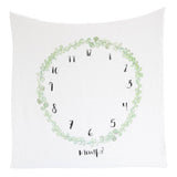 Eucalyptus Milestone - Organic Swaddle Blanket Blue Thalassa