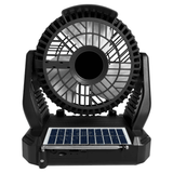 Supersonic Solar-Powered BT Speaker with FM Radio LED Flashlight & Fan