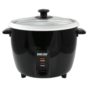 Better Chef 8-Cup - 16-Cup Cooked - Rice Cooker with Measuring Cup