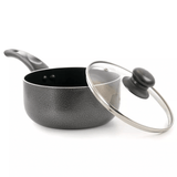 Better Chef 1.5Qt Aluminum Sauce Pan with Glass Lid Sky Iapetus