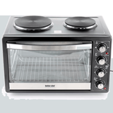 Better Chef Toaster Oven Broiler with Dual Element Solid Burners