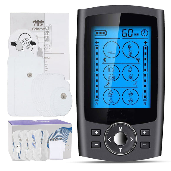 TENS Unit Muscle Stimulator 36 Modes Pink Iolaus