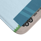 Truck On The Road Bath Mat