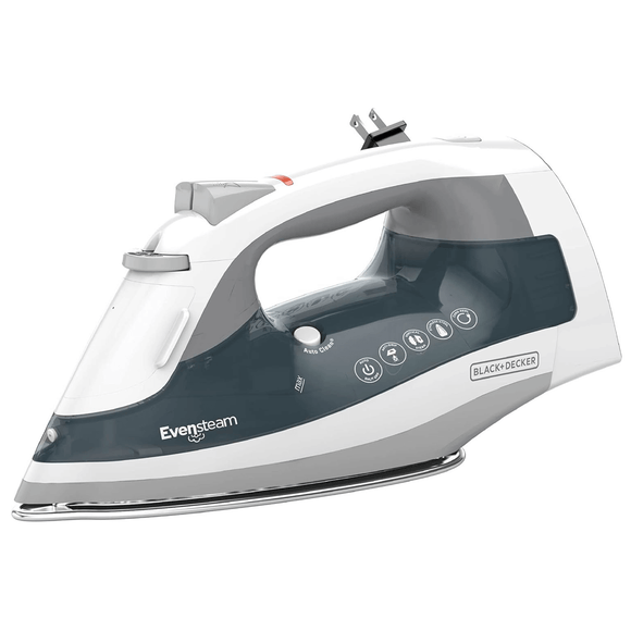Black & Decker One Step Steam Iron with EvenSteam Stainless Steel Sole