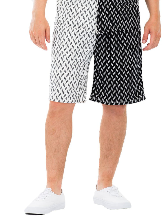 Two Print Ying-Yang Shorts