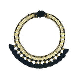 Temple Tassel Collar Necklace Ariel