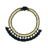 Temple Tassel Collar Necklace Ariel