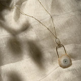 Solar Quartz Eye Necklace Ariel