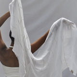 Gauze Stripe Linen Wrap Ariel