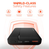 Hypergear 10000mAh 20W PD + USB Power Bank Black
