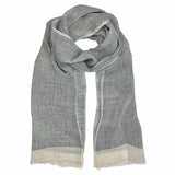 Gauze Linen Two Tone Scarf Ariel