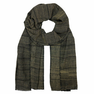 Earthy Striped Scarf Ariel