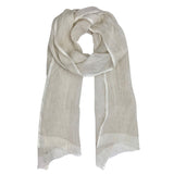 Gauze Linen Two Tone Scarf Ariel
