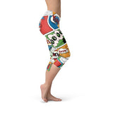 Women's Comic Book Capri Leggings