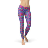 Women's Pink Purple Mermaid Leggings