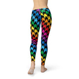 Women's Cat Houndstooth Leggings