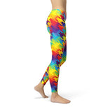 Women's Rainbow Houndstooth Leggings