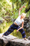 Blue PAISLEY Women's Harem Pants