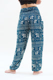 Teal ELEPHANT Harem Women's Pants