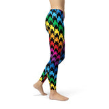 Women's Cat Houndstooth Leggings