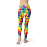 Women's Rainbow Houndstooth Leggings