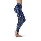 Women's Navy Blue Circuit Leggings