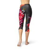 Women's Guitar & Music Note Capri Leggings