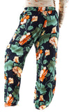 Leaf Print Women's Harem Pants