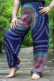 Blue SWIRL Women's Harem Pants