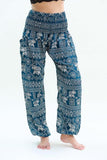 Teal ELEPHANT Harem Women's Pants