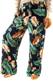 Leaf Print Women's Harem Pants