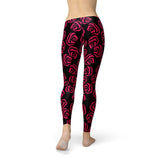 Women's Red Roses Leggings