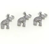 Elephant Pendant, Sterling Silver Pendant, Elephant Charm, Animal