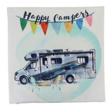 Happy Camper | RV | Pillow Cover |  Camper Decorations | Throw Pillow Maroon Abderus
