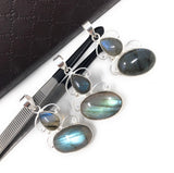 Labradorite Gemstone Pendant, Sterling Silver Gemstone Jewelry, DIY Pe