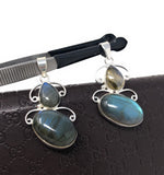 Labradorite Gemstone Pendant, Sterling Silver Gemstone Jewelry, DIY Pe