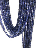 Natural Iolite Faceted Beads, Gemstone Beads, Wholesale Beads, Bulk