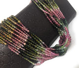 Natural Tourmaline Gemstone Beads, AAA Grade Multi Tourmaline Smooth R